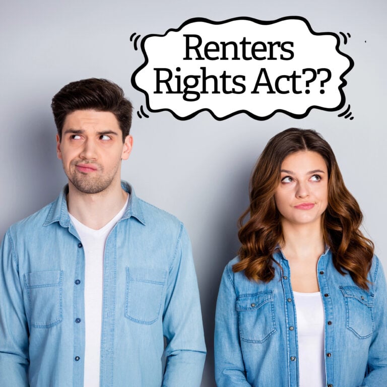 Confused renters reacting to uncertainty about the Renters’ Rights Act
