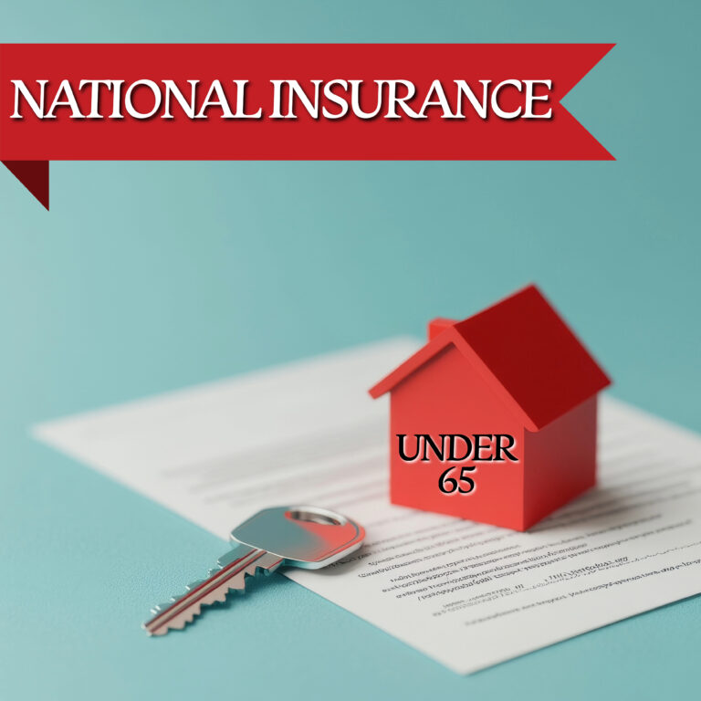 Red house model and key on contract symbolizing National Insurance impact on landlords under 65