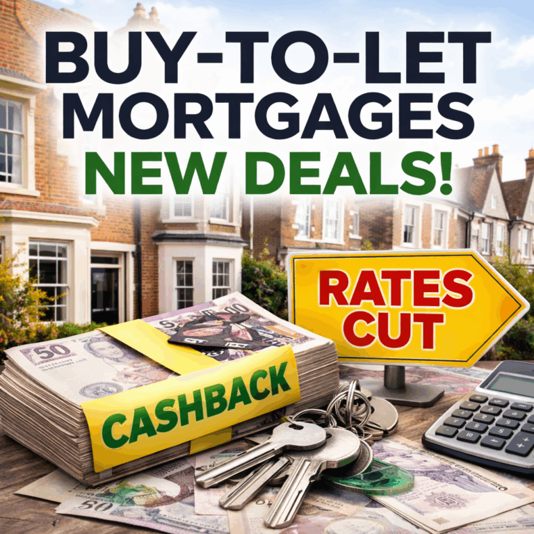 Buy-to-let mortgage rate cuts and cashback deals for landlords