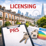 PRS licensing documents and keys representing new private rental licensing rules in Brent