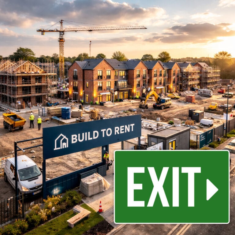 Build-to-rent housing development under construction as John Lewis exits rental home plans