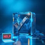 Digital check mark symbolising verified tenant support for landlords using a professional guarantor scheme.