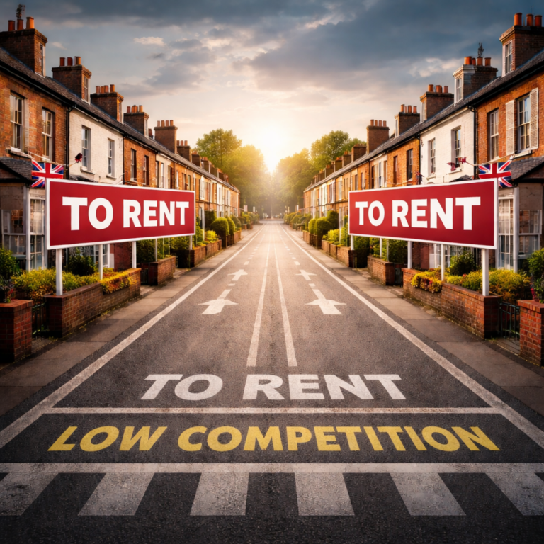 UK rental market competition falling as more homes become available to rent