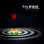 Dart hitting EPC C target on a dartboard, symbolising many homes failing energy efficiency standards