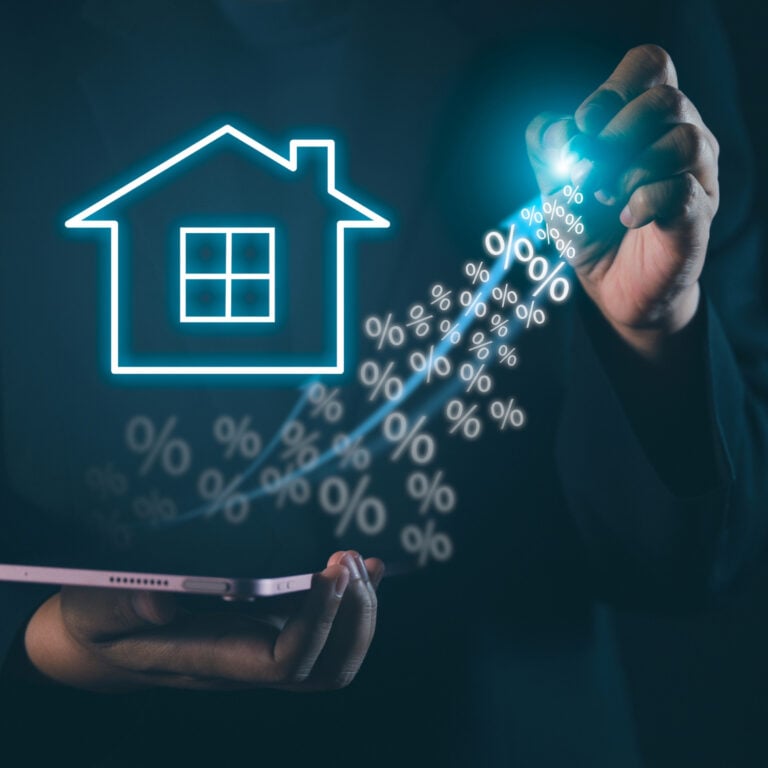 Illustration of rising buy-to-let mortgage rates and borrowing costs for landlords