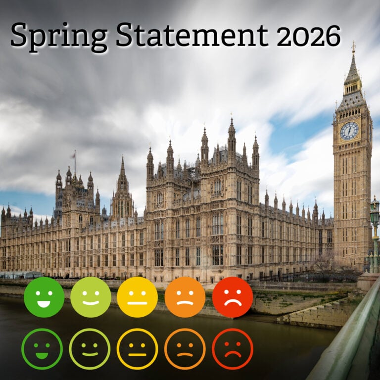 Houses of Parliament during Spring Statement 2026 debate on UK housing supply
