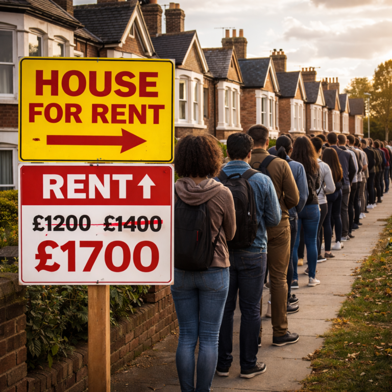 Landlords are seeing rents rise again as tenant demand picks up amid tightening property supply tightens. Hamptons said the annual pace of rent growth on newly let homes across Great Britain doubled from 0.5% in February to 1% in March. Inner London drove much of that increase, with rents there climbing 4.1% year-on-year to March, reversing declines seen earlier in 2025. The recent rent rises follow a period where prices had been falling at the start of the year. Tenant demand is up The firm's head of research, Aneisha Beveridge, said: "While rents fell last year, early signs suggest the pace of rental growth is beginning to pick up as tenant demand rebounds and mortgage rates rise. "The falls recorded in 2025 have already been wiped out, while the 24% annual increase in tenants starting the search for a new home in March was the largest since our records began." Tenancy renewal prices have also increased with rents rising 3.1% annually in March, up from 2.2% the previous month. All regions saw demand rise Hamptons also says that tenant activity has also strengthened, and in March there was a 24% annual increase in people searching for a new home. That is the largest rise since records began, with every region posting double-digit growth in demand. At the same time, availability remains constrained. There were 1% fewer homes on the market than a year ago, while supply is down 33% compared with March 2019, limiting choice for renters across the country. Rents around Britain In the first quarter of 2026, 6% of homes were let above their advertised price, down from 56% during the same period in 2021. That dynamic may change again under new rules since March was the penultimate month landlords in England could accept offers above the listed price. The firm says that is altering how rents are set going forward rather than the level ultimately achieved. London recorded an average monthly rent of £2,305 for new lets, with inner areas reaching £2,733. In the Midlands, new agreements averaged £1,046, while in the North they stood at £955. Wales posted £879 and Scotland £1,014.