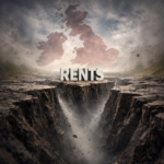 UK rent trends visualised with map and widening gap symbolising regional disparities in rental prices