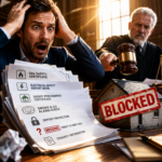 Stressed landlord facing court action over missing rental compliance documents and blocked possession claim