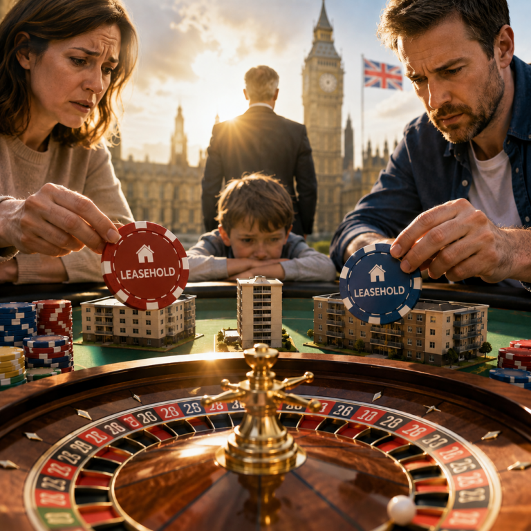 Worried leaseholders weigh financial risks around expiring leases and ground rent reforms in the UK housing market.