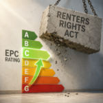 EPC rating chart improving to C alongside Renters’ Rights Act concerns over retrofit works in rental homes