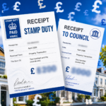 Stamp duty and council tax receipts highlighting higher-rate property transaction revenues in England