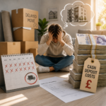 Tenant delaying a house move due to high rental deposit costs and affordability pressures