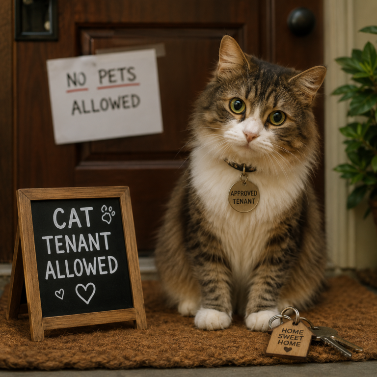 Cat allowed to stay in rented flat after pet charity helped secure landlord permission under new renters’ rights rules