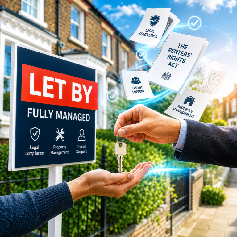 Letting agent managing a rental property with Renters’ Rights Act compliance and tenant support services.