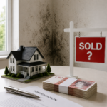 Compensation claim over mould issues after a landlord sold the flat, with house model, cash and paperwork.