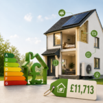 Energy efficiency upgrades and £11,713 retrofit costs for landlords aiming to achieve EPC C ratings.