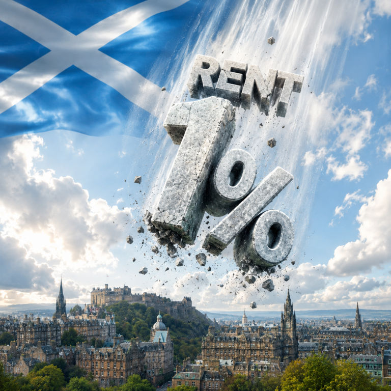 Scotland rent growth slows to 1% as average monthly rents rise modestly across the private rental market