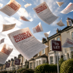 Section 21 notices flying above rental homes after Section 21 evictions ended