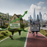 Regional house prices outpace London as lower-cost UK property markets record stronger annual growth.