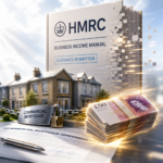 Commercial mortgage refinancing replacing personal capital under HMRC guidance for property businesses.