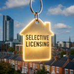 Selective licensing keyring shaped like a house symbolising new landlord licensing proposals in Slough.