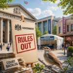 Government rules out Nightingale-style courts as court backlog concerns continue amid housing reform changes.