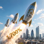 Rocket launch illustration showing 1,700% growth in UK landlord limited company registrations since 2000.