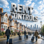 Tenants leaving a street of sold homes as rent controls raise concerns over rental housing supply
