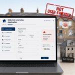 Selective licensing application portal highlighting landlord concerns over a complex, user-unfriendly process