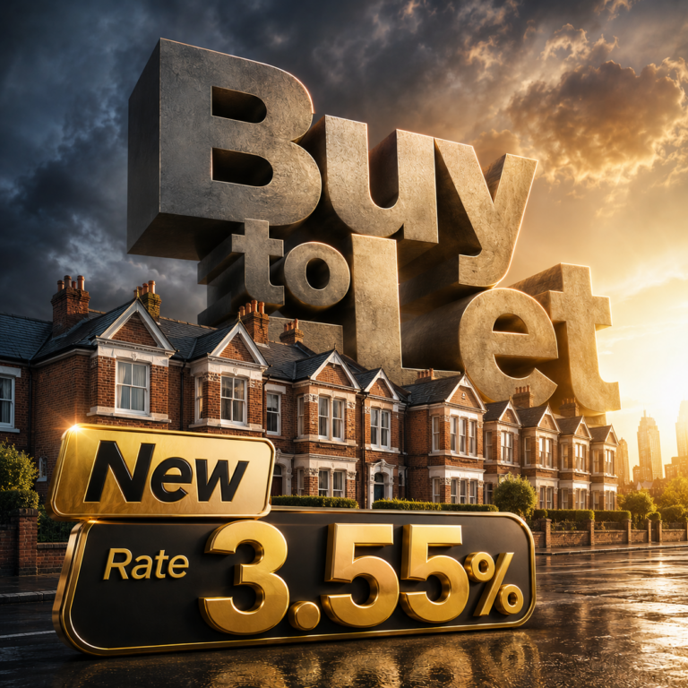 Buy-to-let homes with new fixed mortgage rates starting at 3.55% for landlords