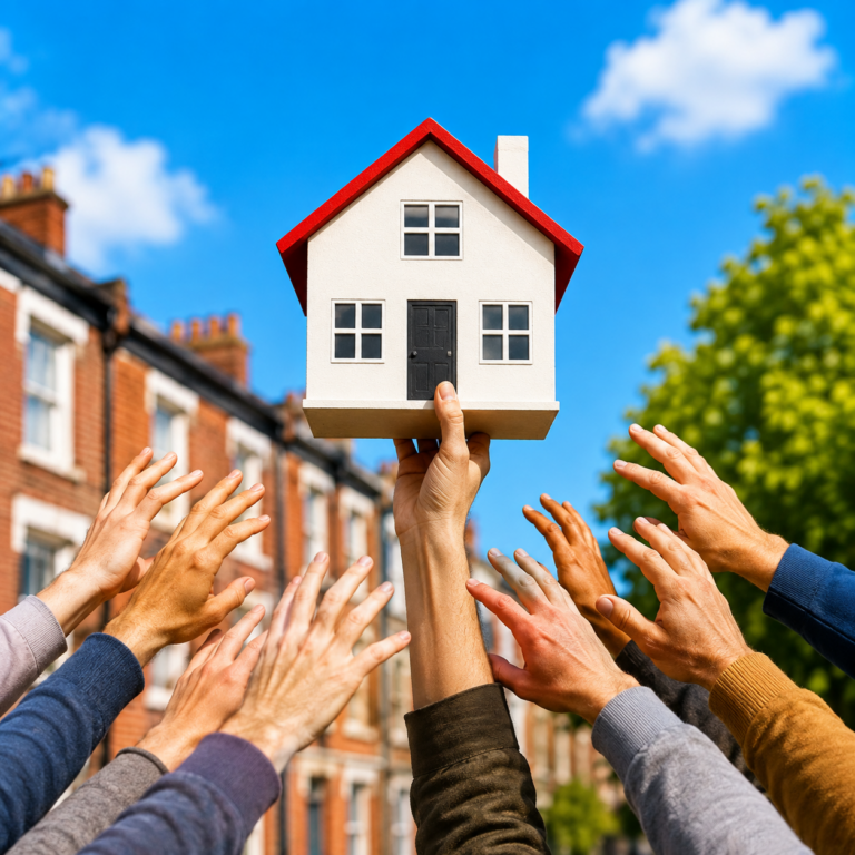 Multiple tenants reaching for a house as rental demand rises amid shrinking landlord supply.