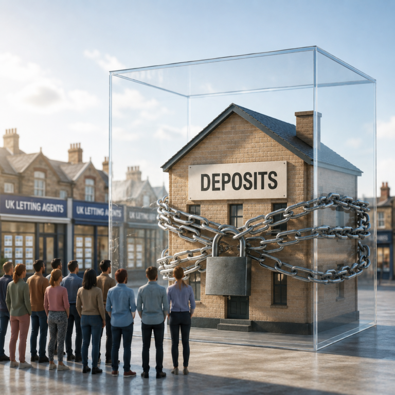 Locked tenant deposits highlighting calls for tougher letting agent enforcement