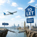 Overseas tenant faces UK guarantor requirement as London rental costs continue to rise.