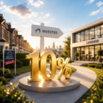 10% fixed annual coupon investment signpost representing mortgage lending as an alternative to buy-to-let property.