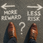 Landlord choosing between more reward and less risk when selling a property.