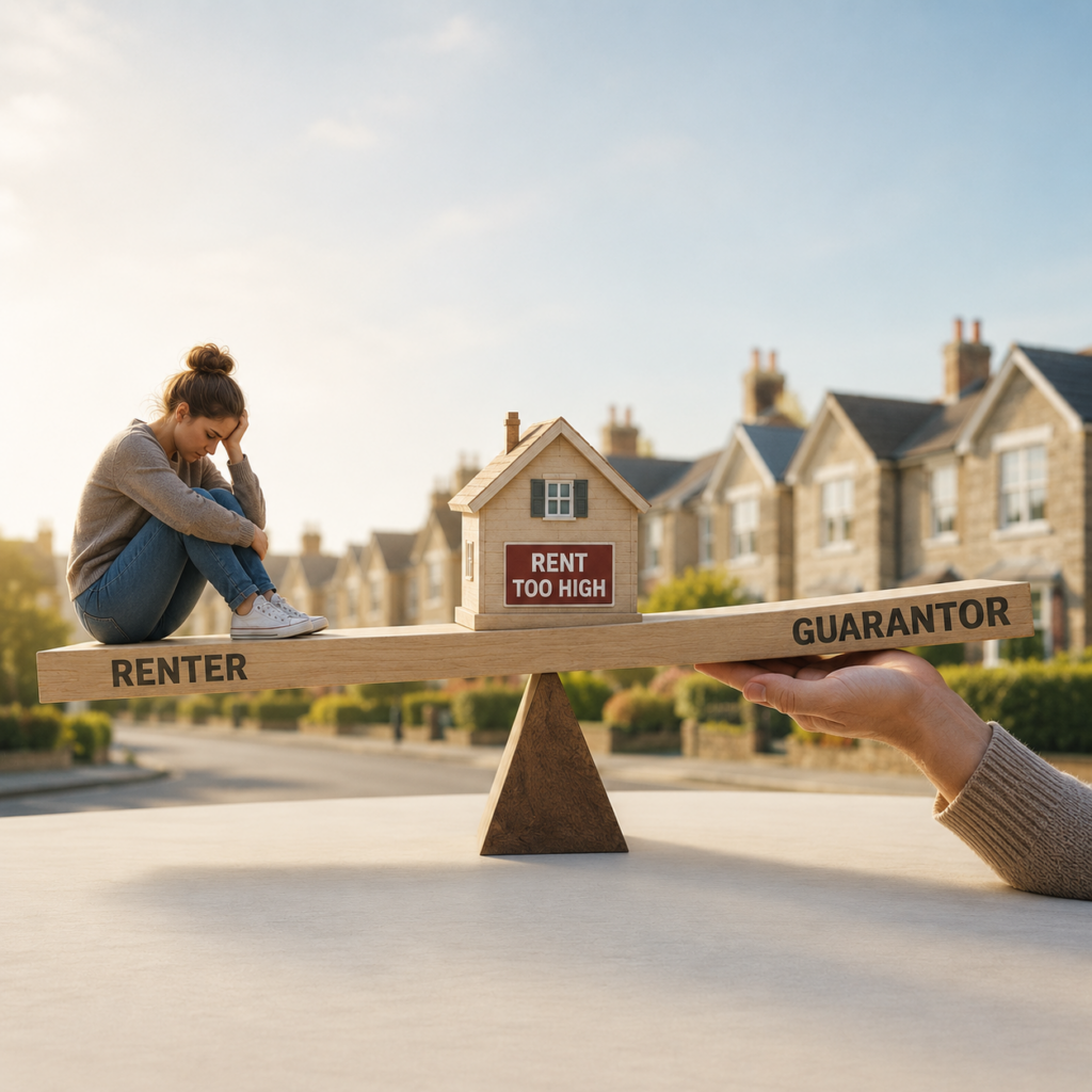 Renter weighed against a guarantor as rising rents increase reliance on financial backing
