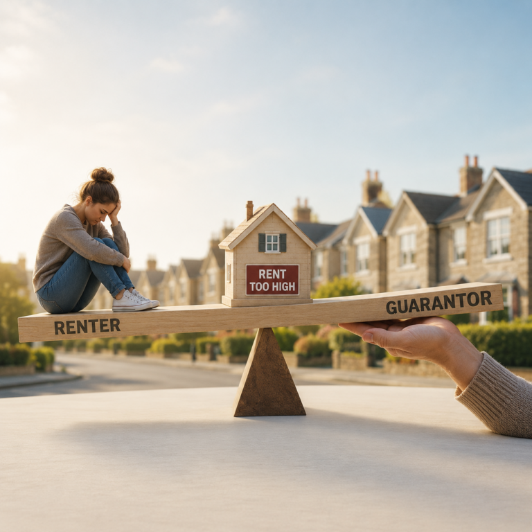 Renter weighed against a guarantor as rising rents increase reliance on financial backing