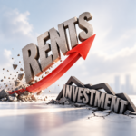 Rising rents graphic illustrating weak landlord investment and falling UK rental supply