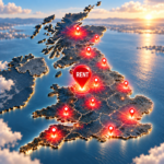 UK rental demand map highlighting high competition for homes in Birkenhead, Wallasey and other locations