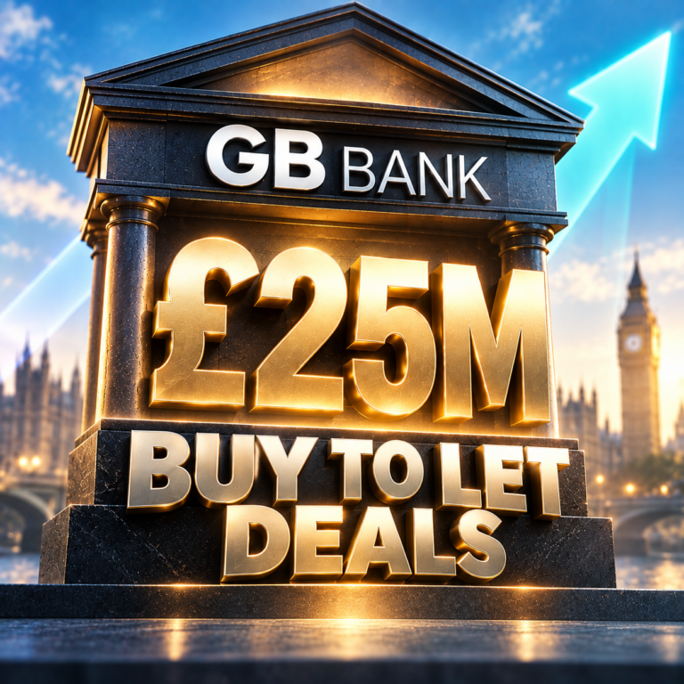 GB Bank £25m buy-to-let lending graphic highlighting its increased maximum commercial property loan
