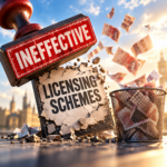 Criticised landlord licensing schemes shown as costly bureaucracy with £50 notes being discarded