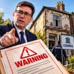 Council warning over a poorly maintained rental property as tougher action against landlords is proposed.