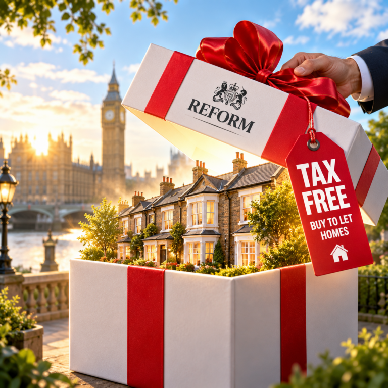 Reform tax-free buy-to-let proposal for qualifying new-build homes on brownfield sites