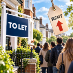 To let sign outside UK homes illustrating rising rents amid strong tenant demand and fewer landlord instructions
