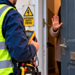 Tenant refusing an electrician entry for electrical safety checks at a social housing property.