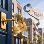 Lease extension valuation concept illustrating government decisions on leasehold costs and freehold purchases.