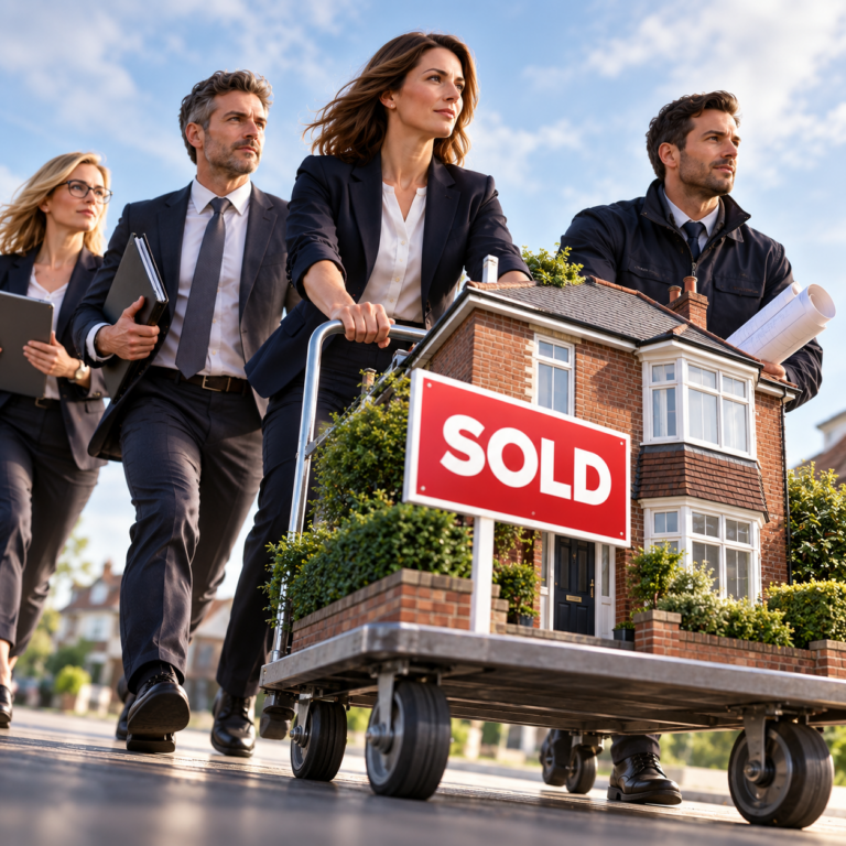 Property sales team securing a reliable sale for a landlord after previous mortgage-related failures